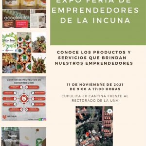 Feria de emprendedores de la INCUNA.