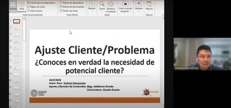 Realizamos la charla de “Ajuste Cliente/Problema”